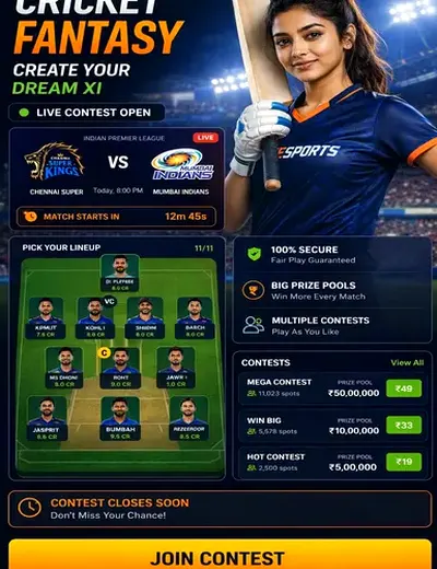 Pix (pix casino) fantasy cricket & matchday visual 3